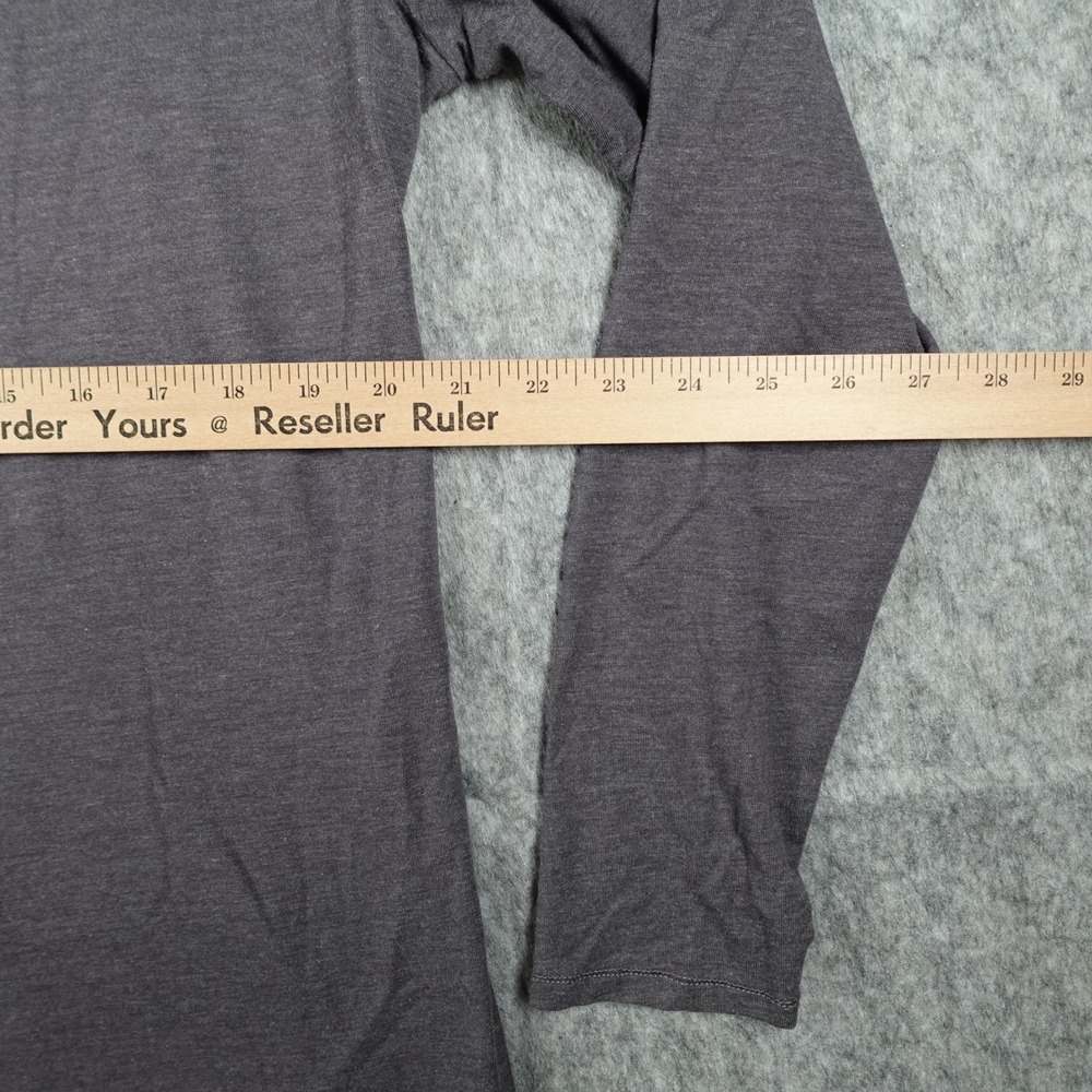 Fabletics Top Women 3X Purple Restore Knit Long Sleeve Heathered Crew Neck - Picture 7 of 9